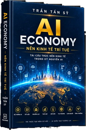 Bìa sách AI Economy – Nền kinh tế trí tuệ